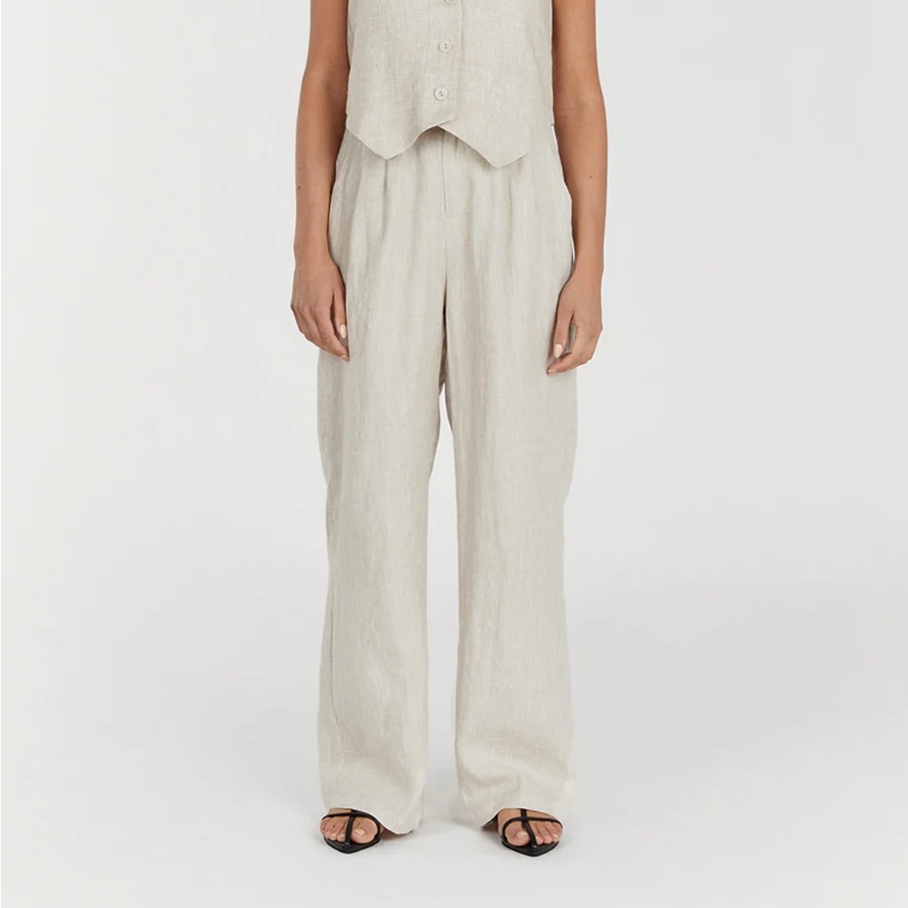 DISSH Norah Linen Pant in Natural
